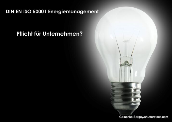 Energiemanagement bis zur ISO 50001 Zertifizierung
